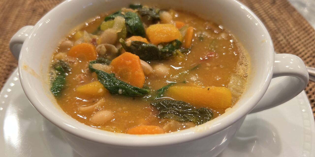 Winter Minestrone Soup for a cold weather